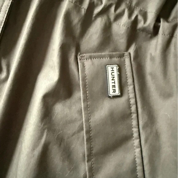 Olive Green Women's Hunter Rain Jacket - Picture 5 of 6